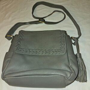 Great American Leatherwors Gray Leather Bag